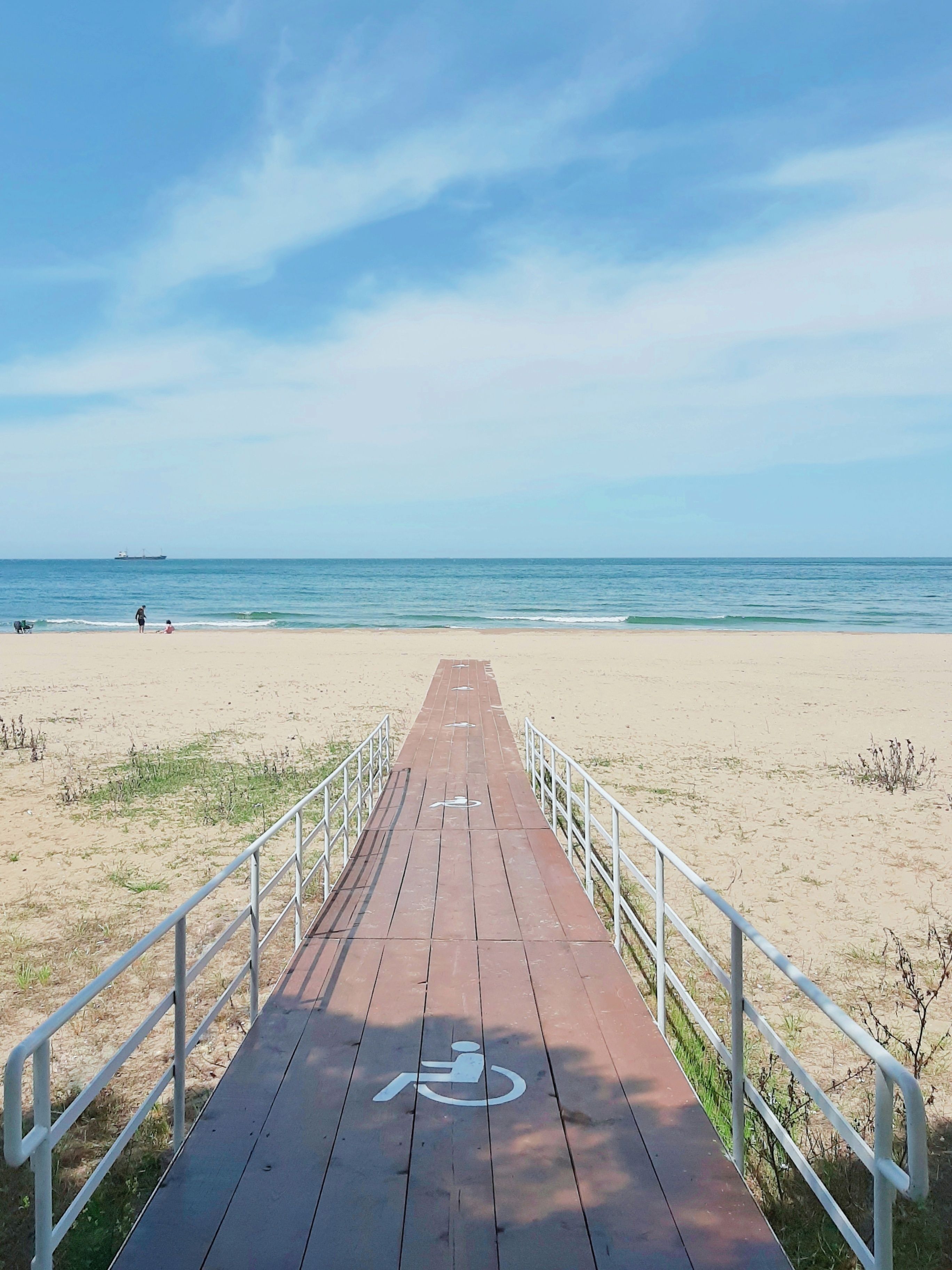 Accès plage accessible