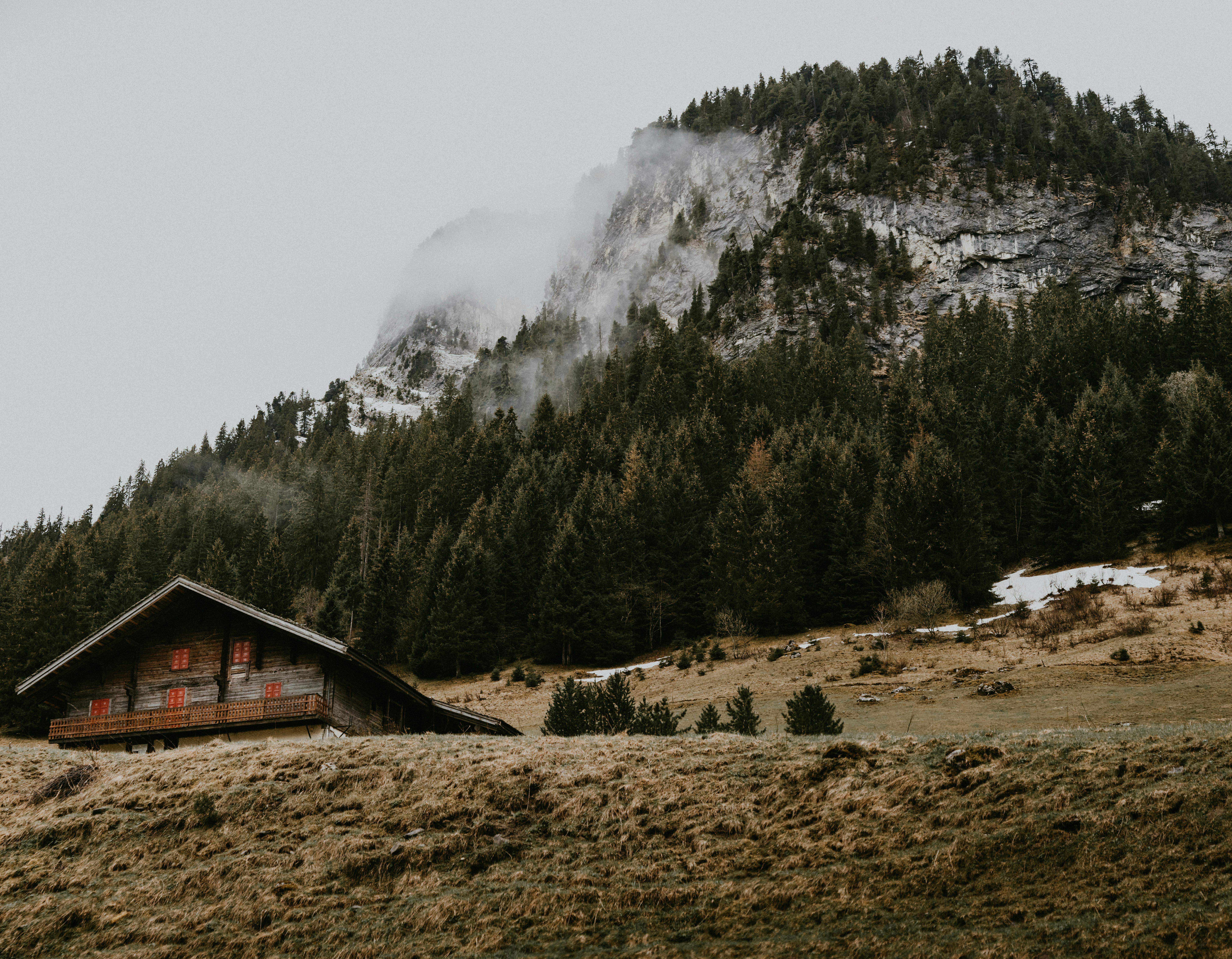 House Near Mountain