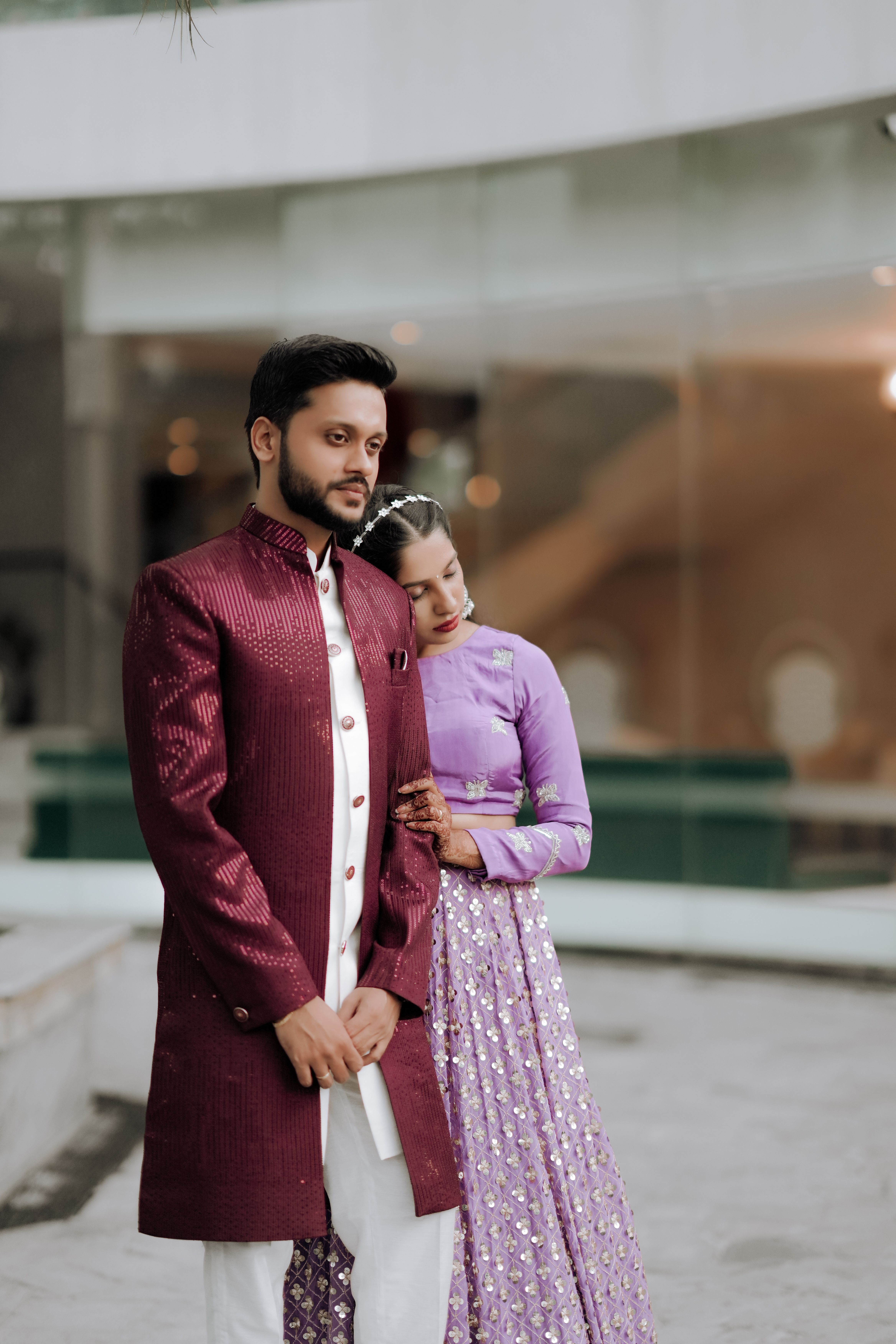 Couple in Traditional Clothing Hugging · Free Stock Photo