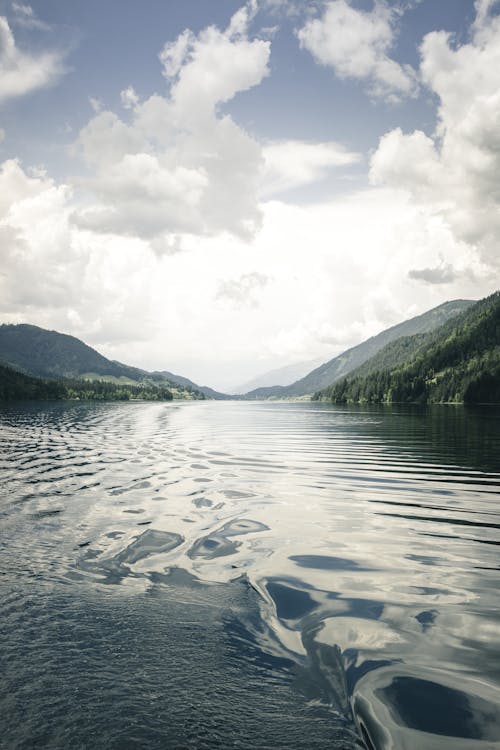 Low Angle Photography Of River