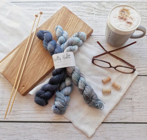 Free stock photo of coffee, crochet, knit