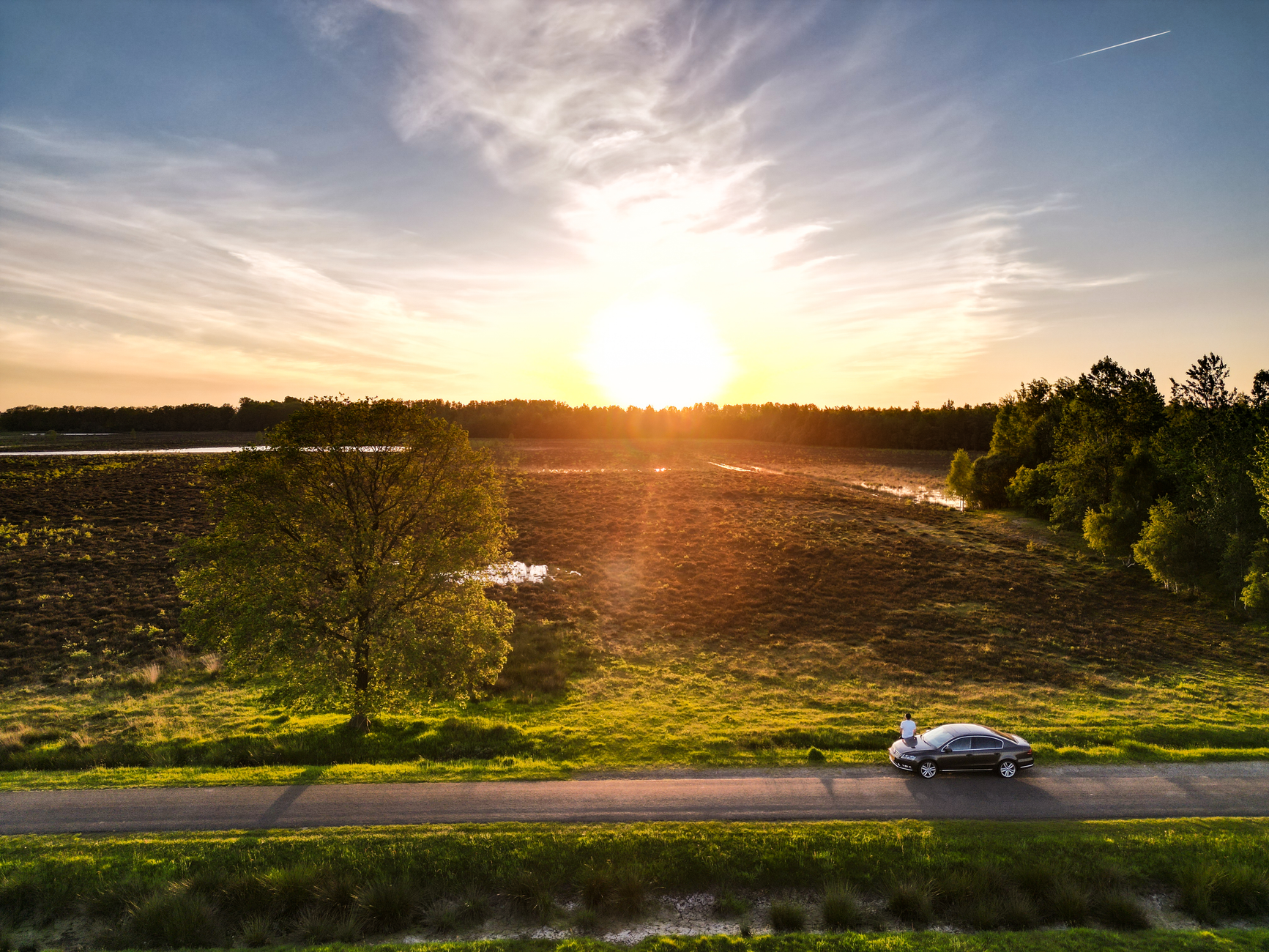 Gewonde bij botsing Angerlo, auto in greppel