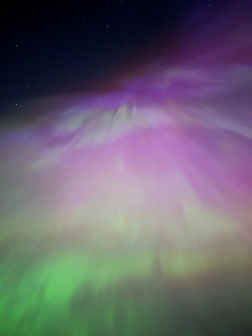 An aurora bore is shown in this image