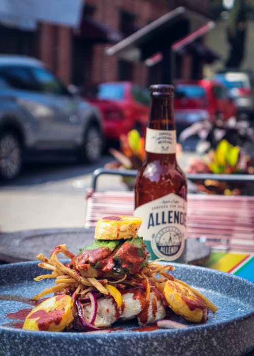 Foto d'estoc gratuïta de ampolla de cervesa, art alimentari, menjar mexicà