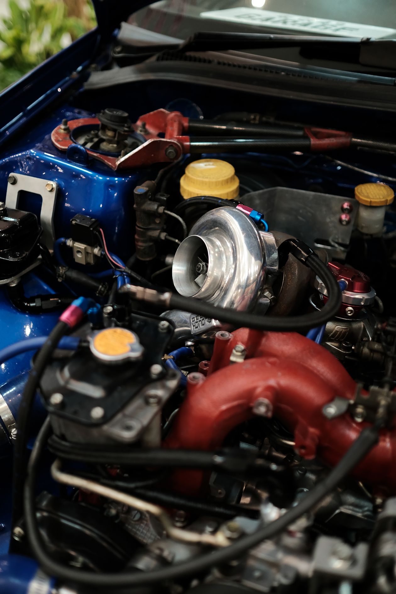 Custom engine with an upgraded turbocharger for a Stage 2 remap