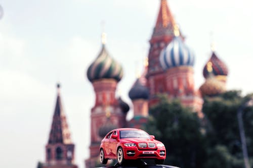 Free Red Car Scale Model Stock Photo