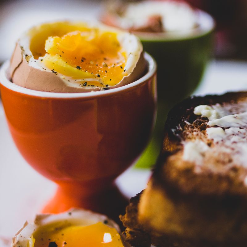 Soft-Boiled Eggs with Buttered Toast