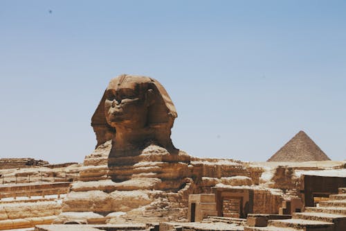 無料 エジプト、ギザの大スフィンクス 写真素材