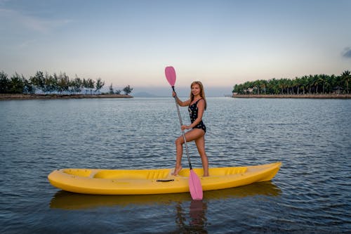 Základová fotografie zdarma na téma cestování, člun, jezero