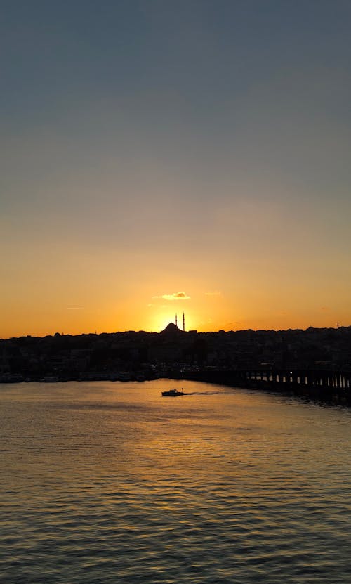 Immagine gratuita di Istanbul, sera, tramonto