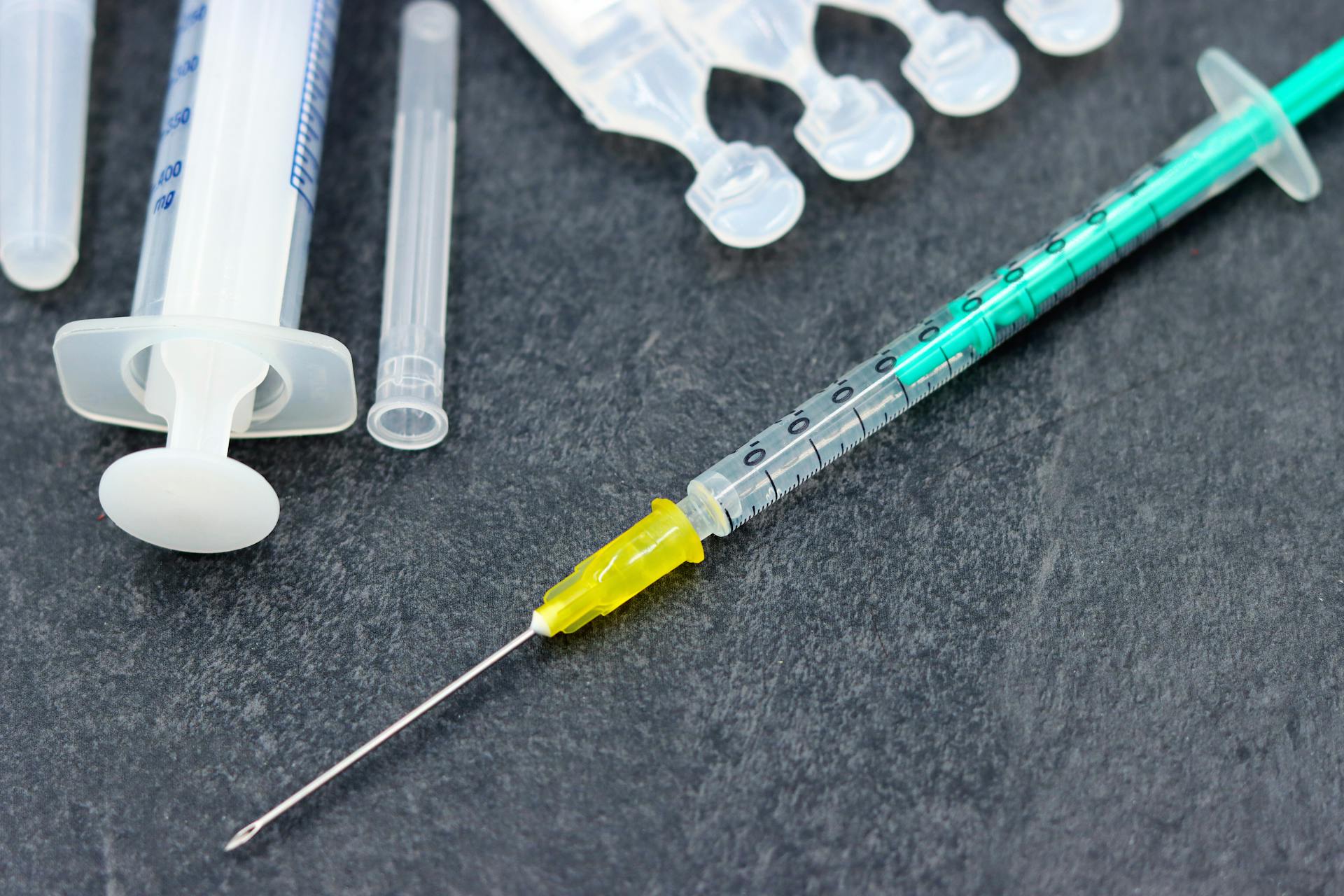 Close-up of a Syringe