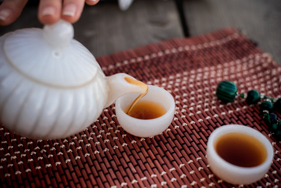 ahşap, bambu, Çay içeren Ücretsiz stok fotoğraf
