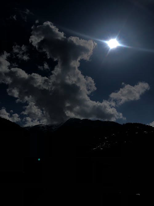 Fotobanka s bezplatnými fotkami na tému mesiaca, noc, slnko