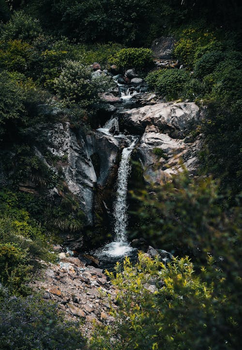 Kostenlos Luftbild Von Wasserfällen Stock-Foto