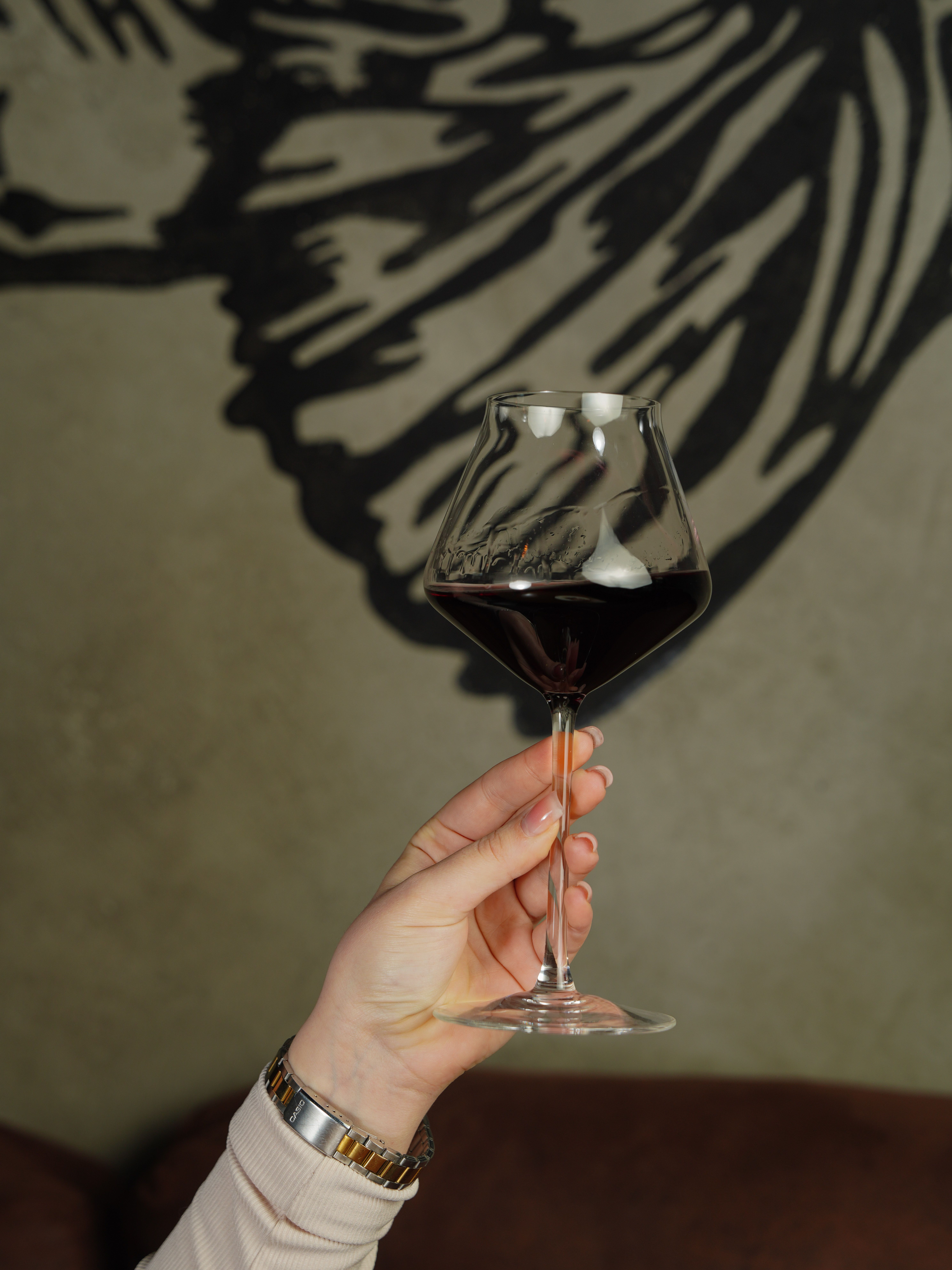 Woman Holding a Glass of Red Wine · Free Stock Photo