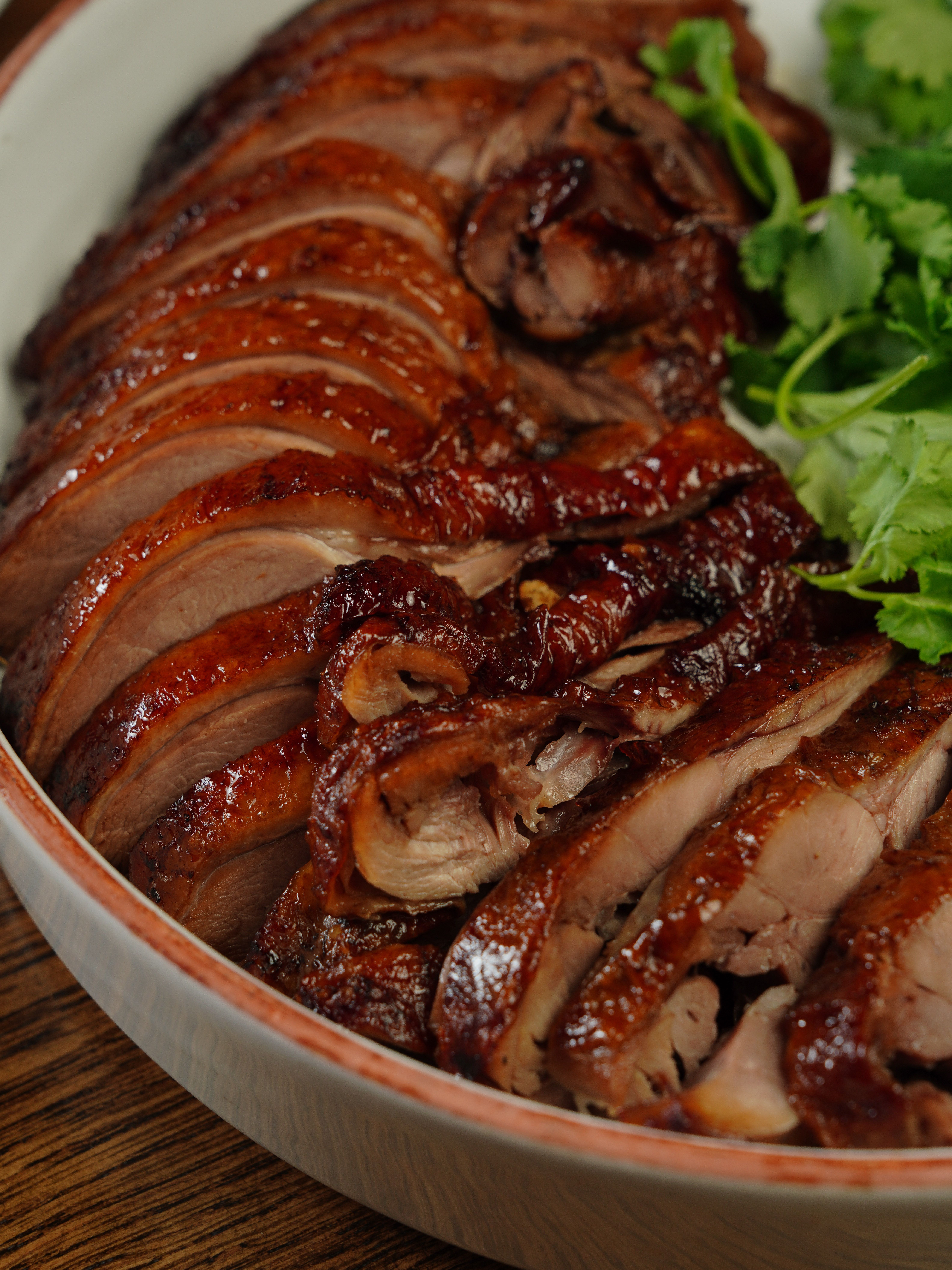 Herb-Roasted Wild Goose Breast with a Honey Drizzle