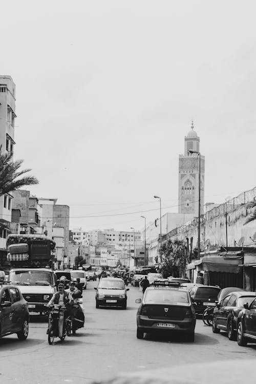 คลังภาพถ่ายฟรี ของ casablanca, mesquita, กลางแจ้ง