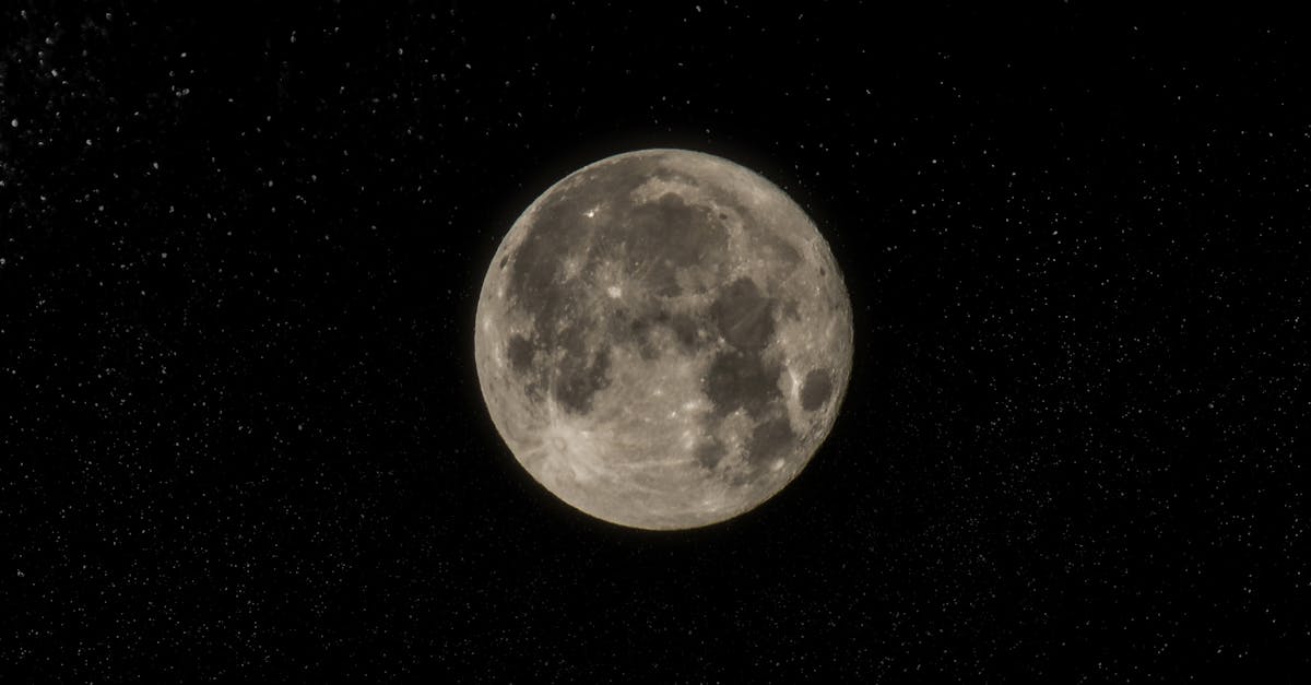 Free stock photo of black, full moon, midnight