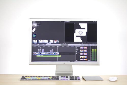 Imac Showing Editing Software