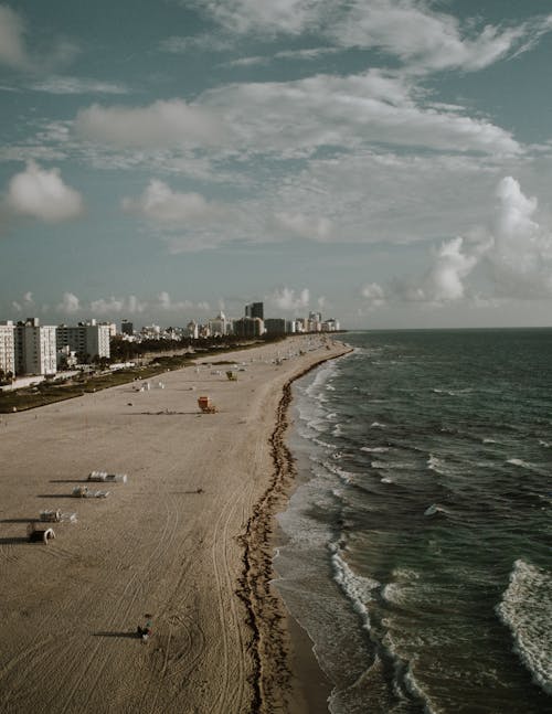 Základová fotografie zdarma na téma Florida, letecký snímek, moře