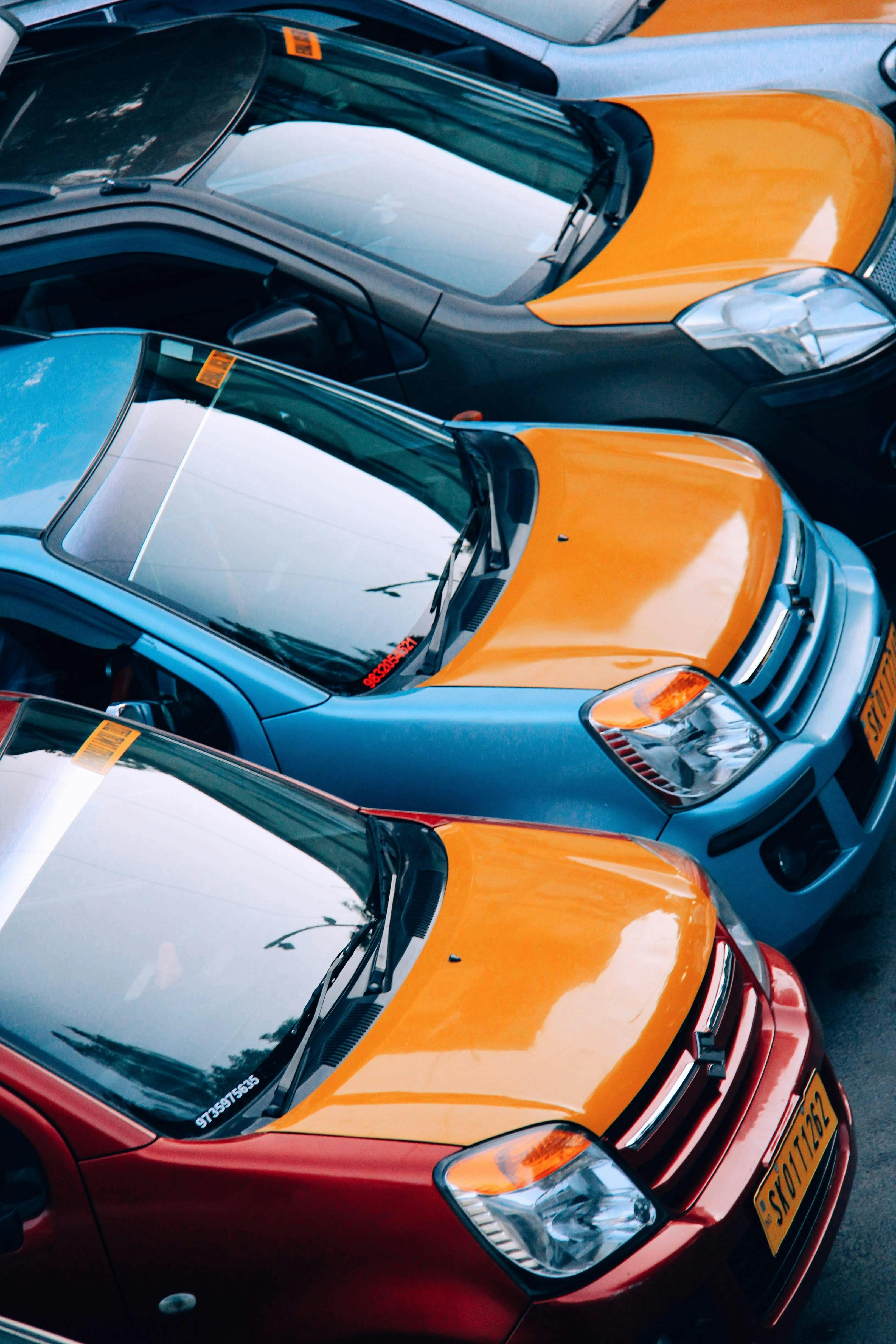 photo of cars parked near each other