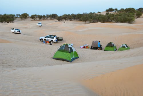Foto profissional grátis de acampamento, churrasco, deserto