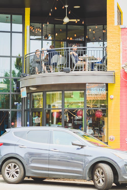 Free stock photo of balcony, downtown, restaurant