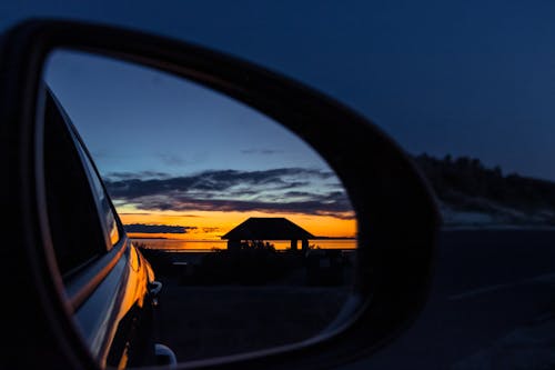 Spion Sisi Kendaraan Hitam