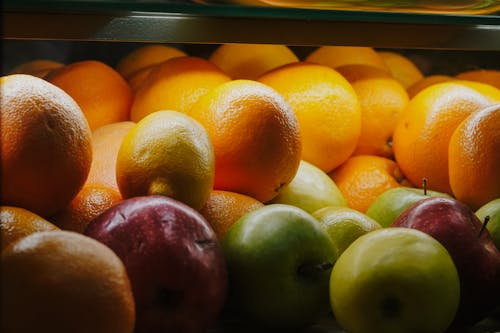 Kostnadsfri bild av apelsiner, äpplen, färsk