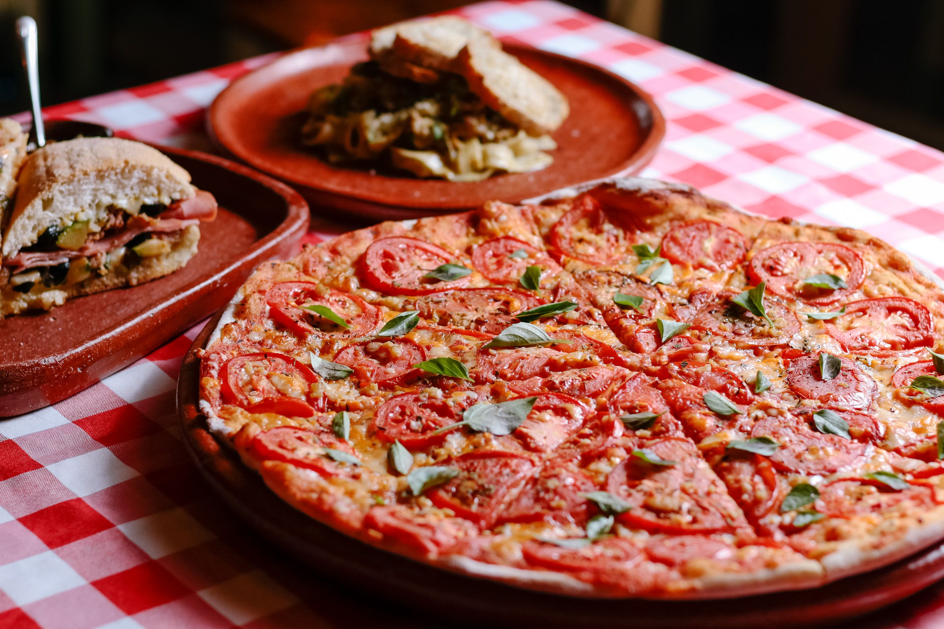 Baked Focaccia in Tomato Sugo