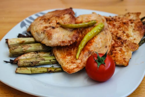 Free Fried Dish on Plate Stock Photo