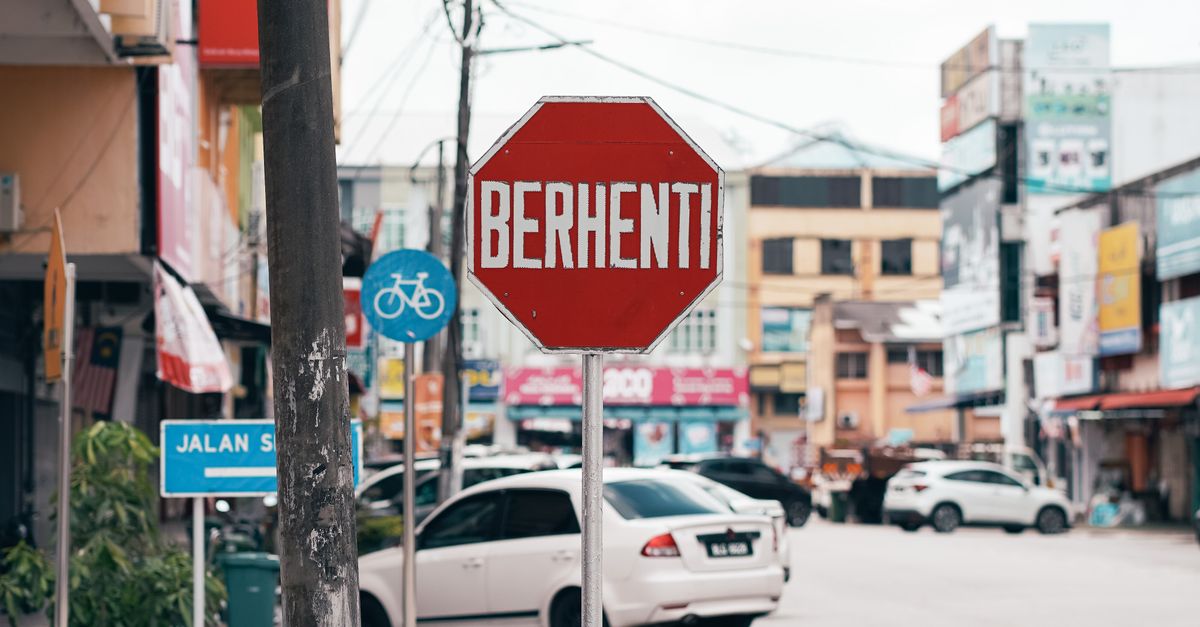 Stop Sign Without St Photo of a Stop Sign on a Street · Free Stock Photo