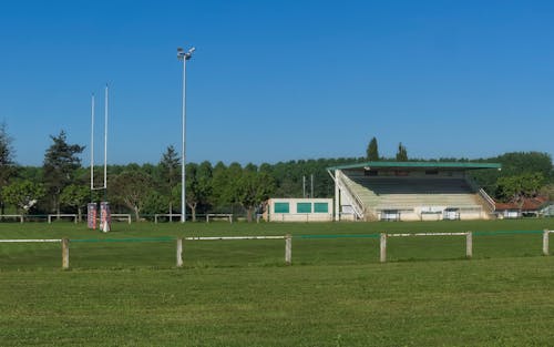Free stock photo of grandstand, lawn, rugby