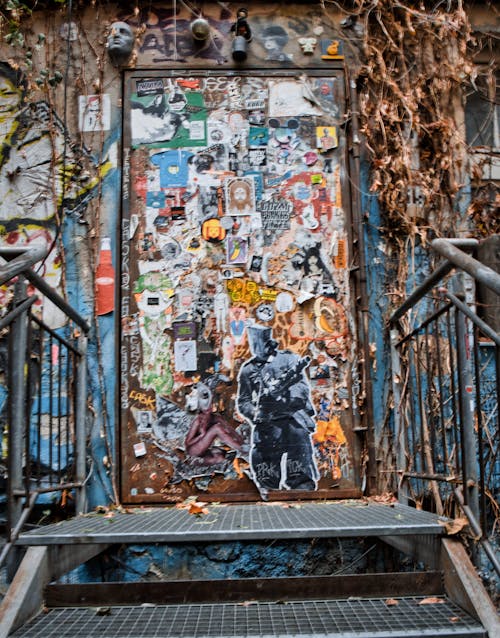 거리 예술, 베를린, 죽은 치킨 골목의 무료 스톡 사진