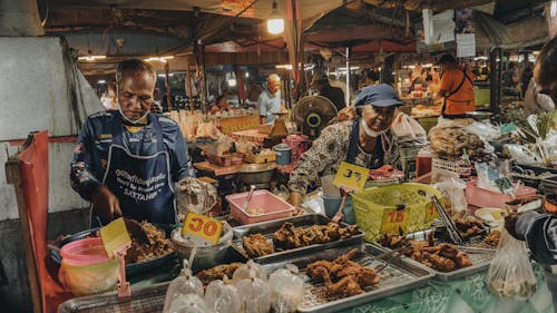 At The Night Market …