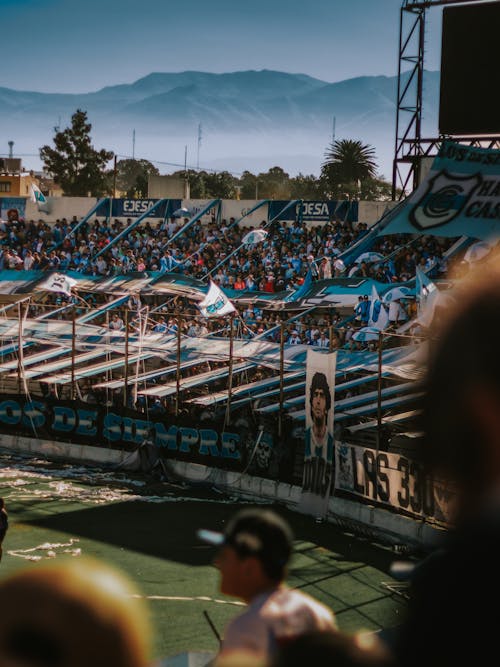 Tribuna hinchas argentinos