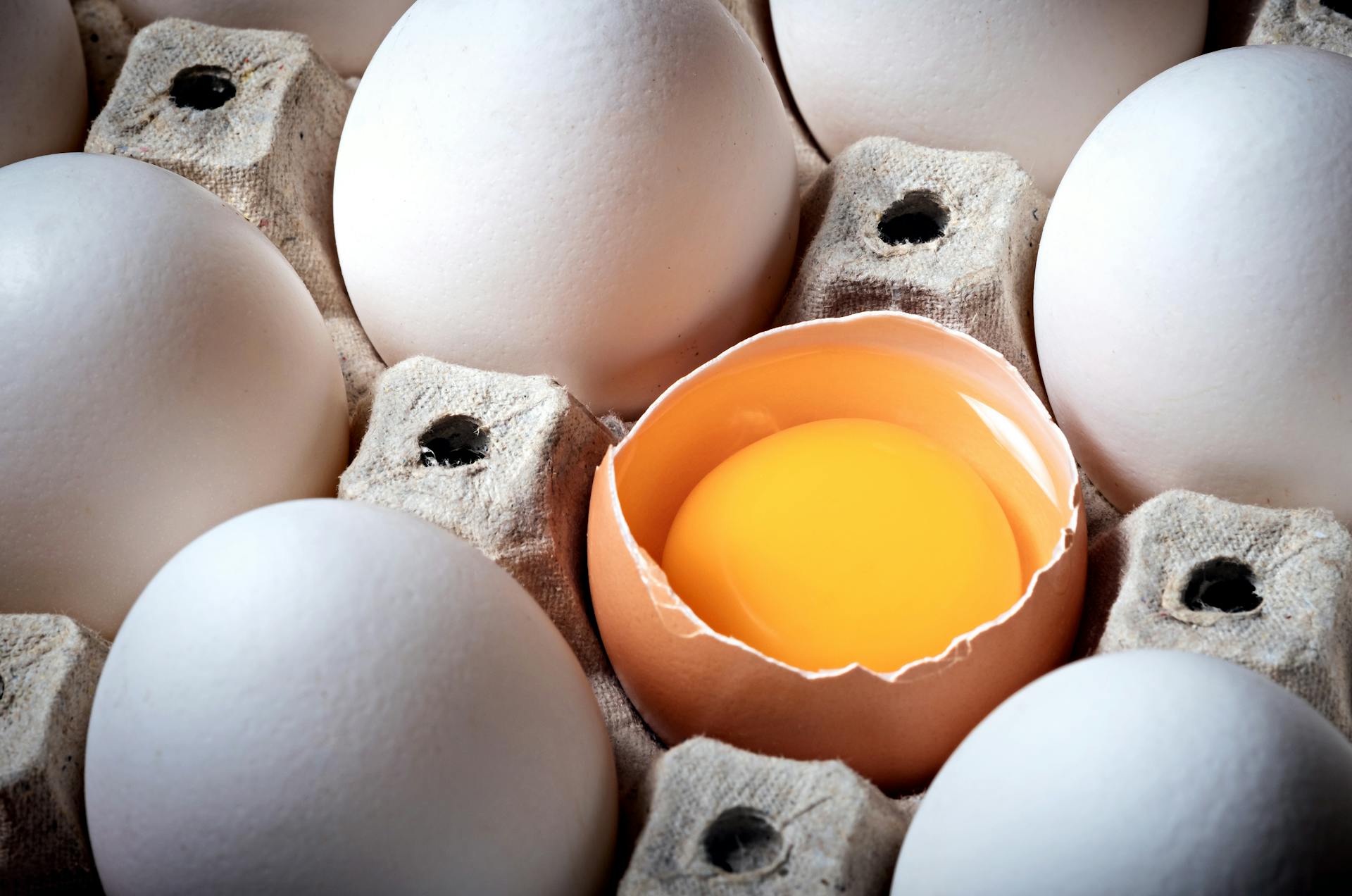 Broken Egg among Eggs