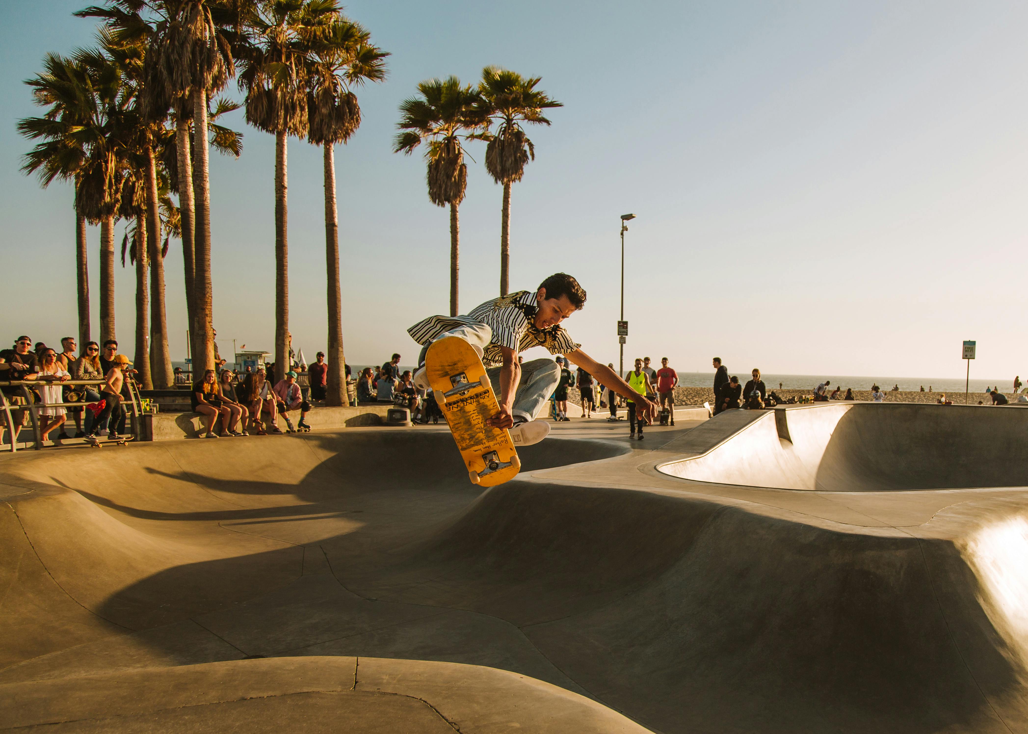 Man Performing on Skate Park · Free Stock Photo