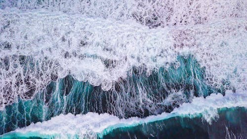 Aerial view of Water Waves