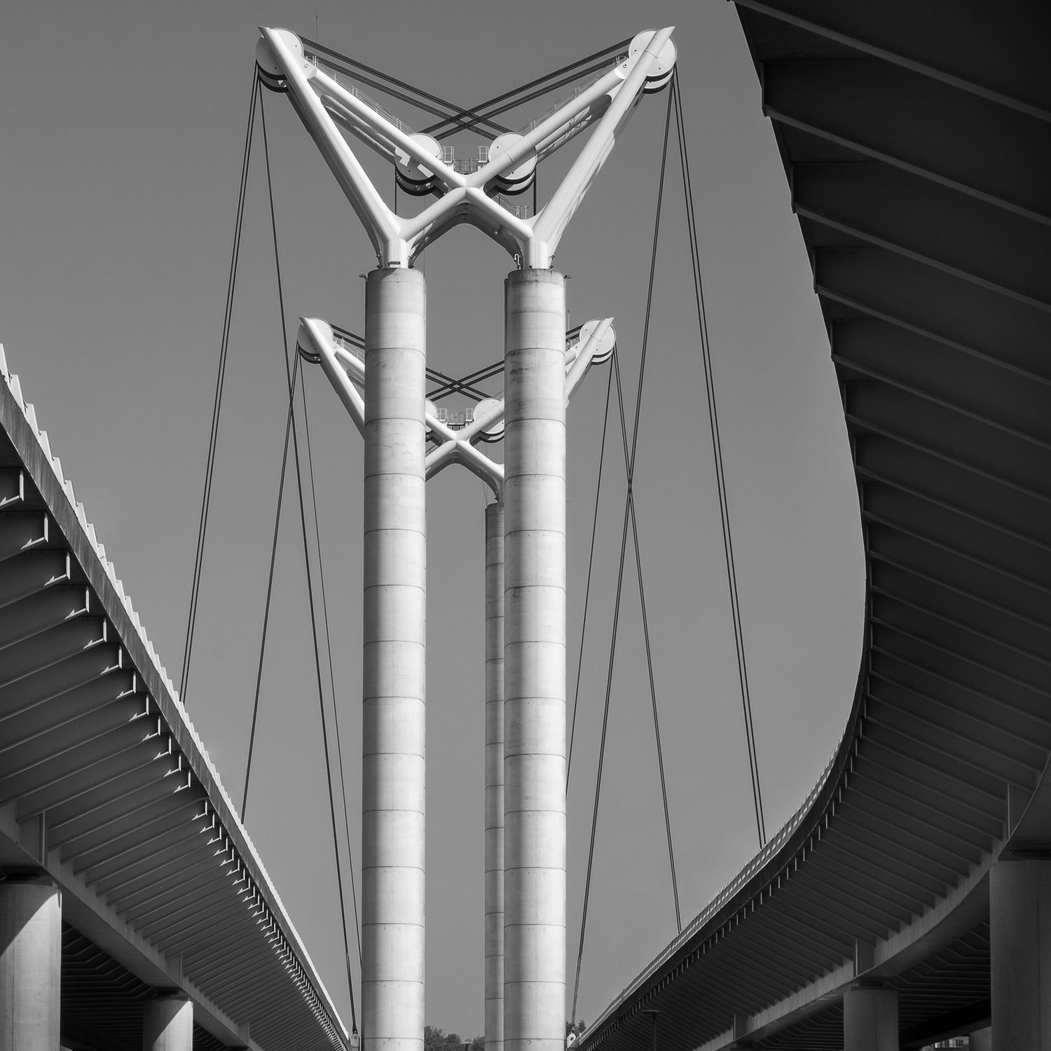 Pont Rouen Pont Gustave-Flaubert over the River Seine in Rouen, France · Free ...