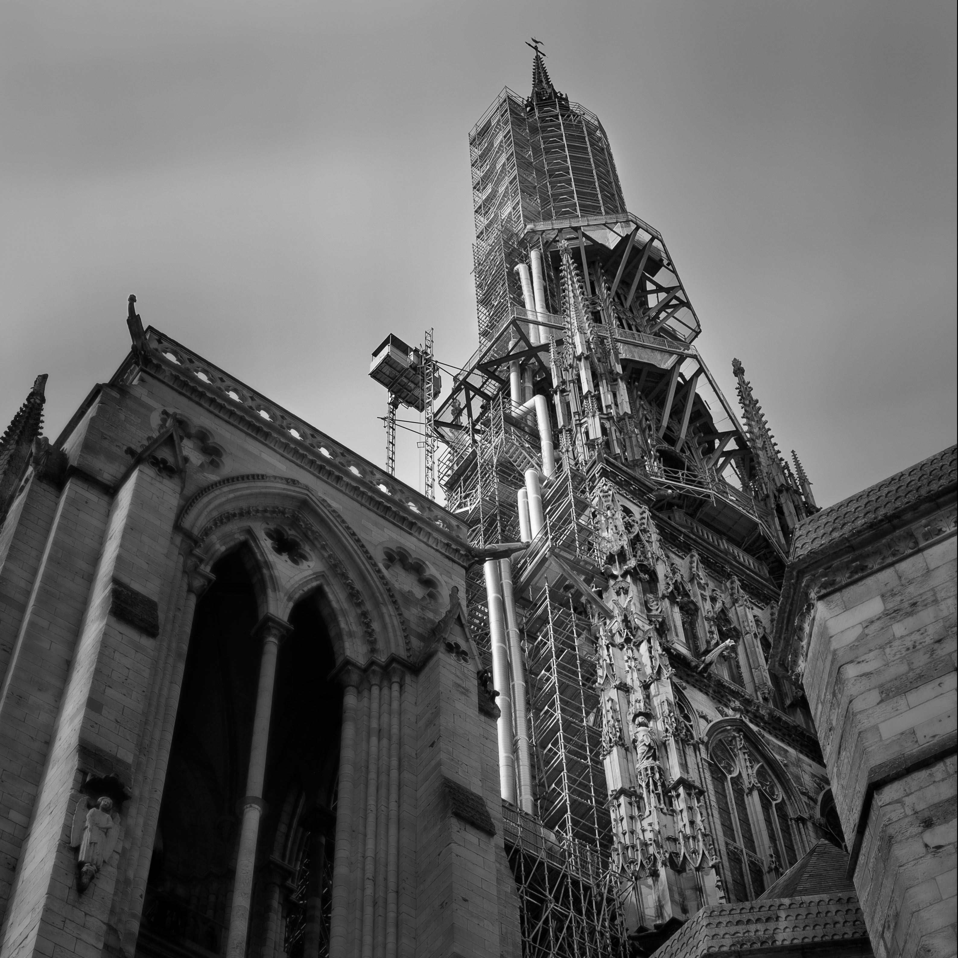 Low Angle Shot of a Gothic Cathedral · Free Stock Photo