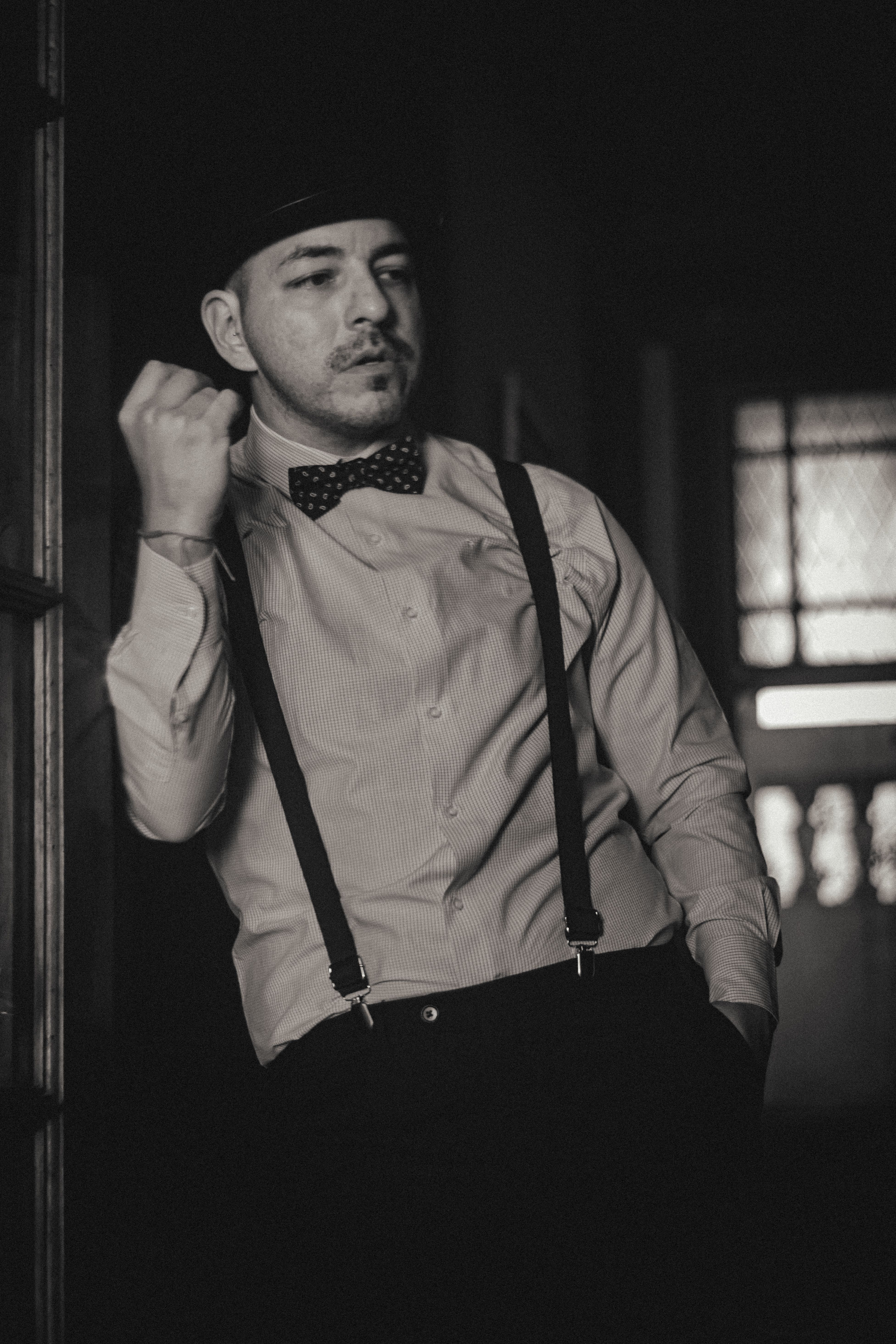 Black Dress Shirt With Suspenders Photos, Download The BEST Free Black  Dress Shirt With Suspenders Stock Photos & HD Images