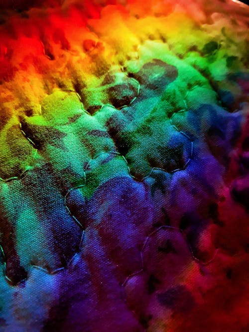 Rainbow Colored Textile