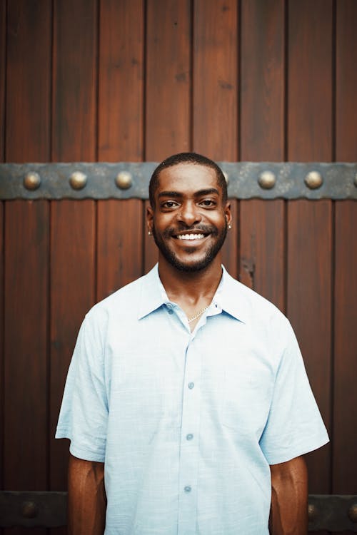 Portrait of Smiling Man in Shirt