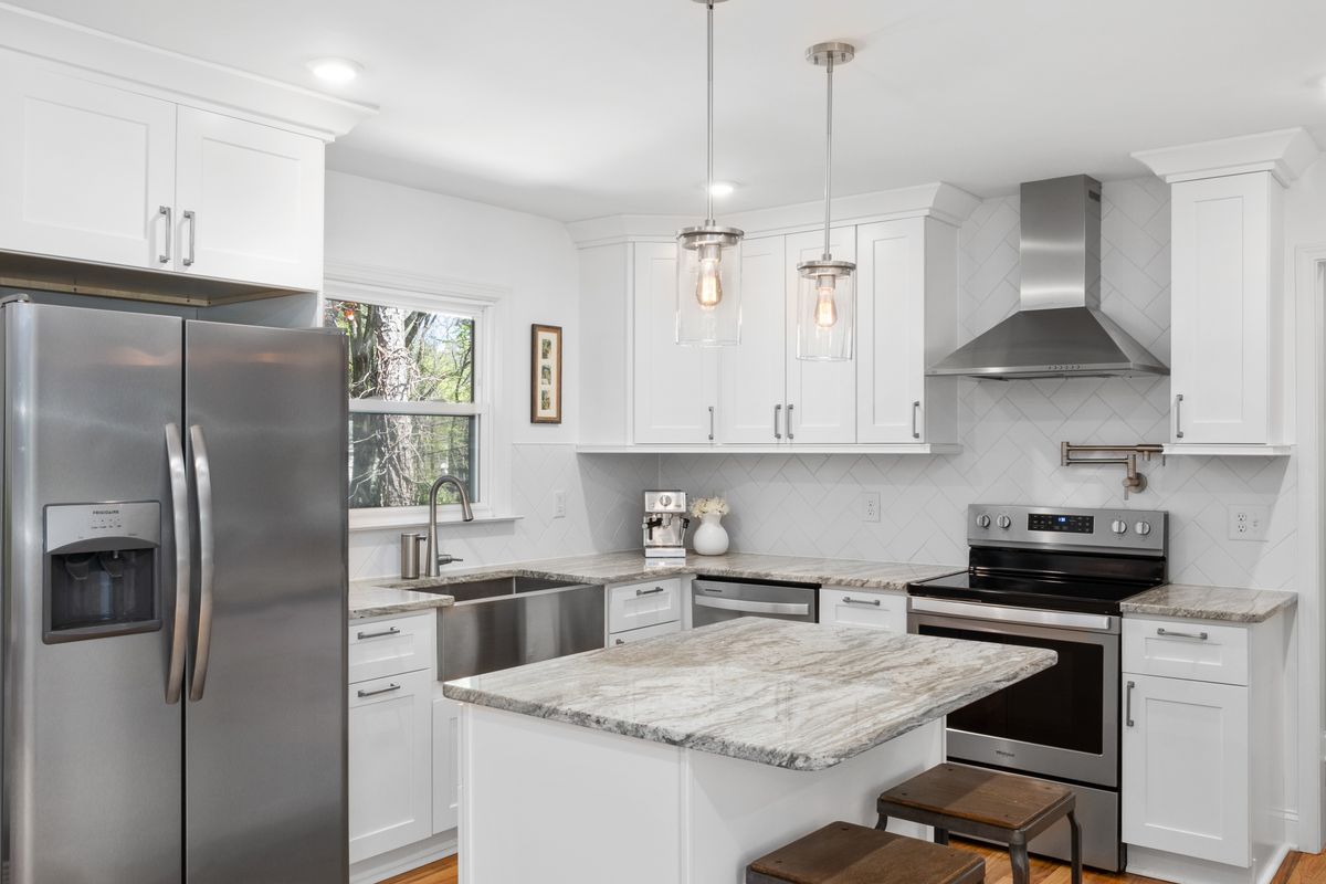 Clean modern kitchen after treatment