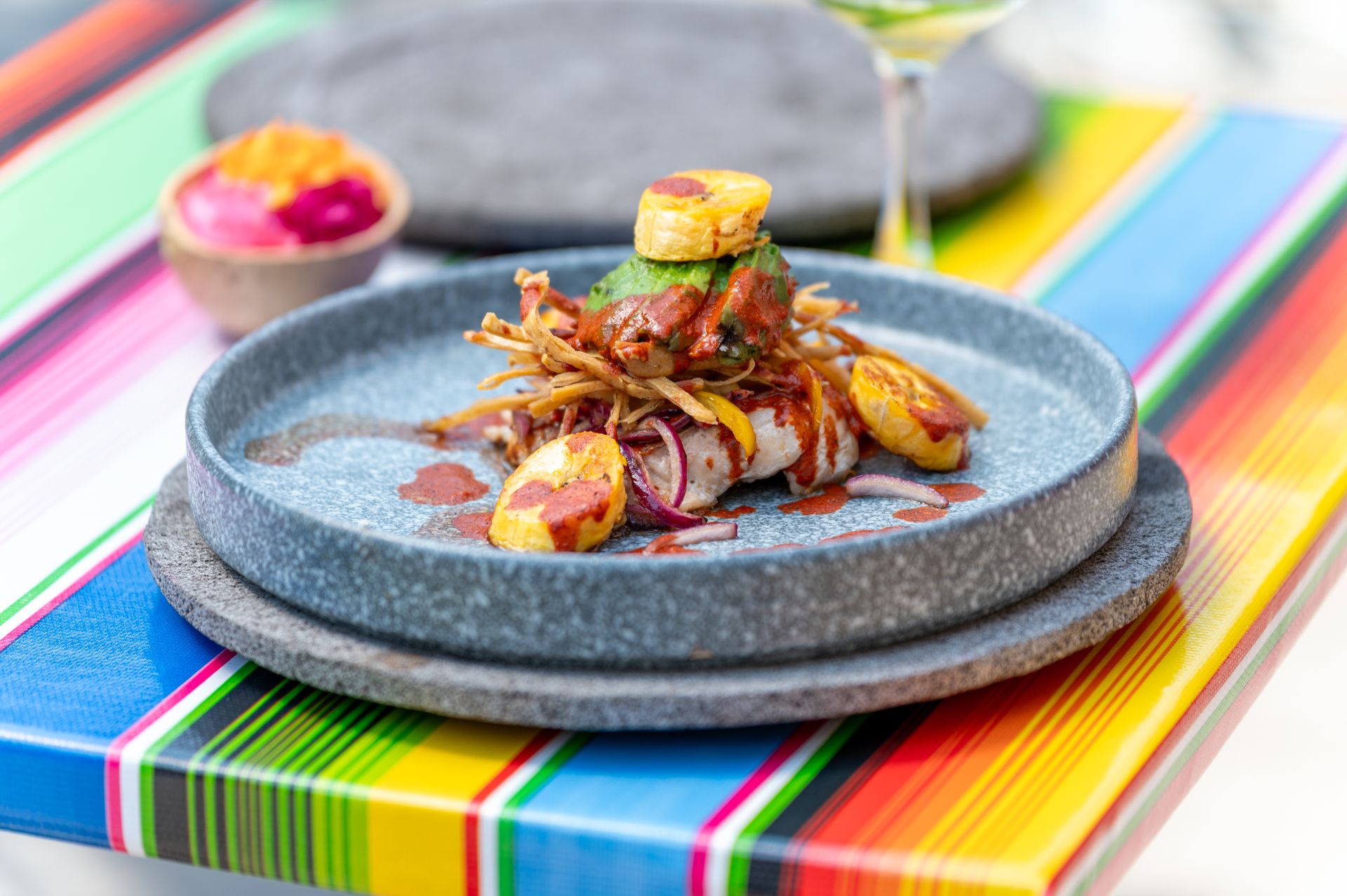 Mexican Dish on Plate