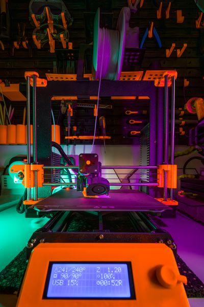 Turuncu PLA Filament FDM 3D Baskı Detay