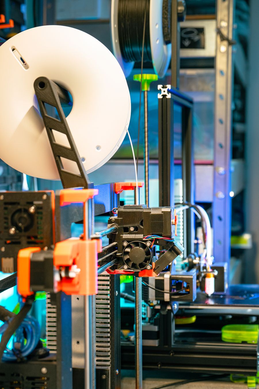 Impresora 3D en funcionamiento