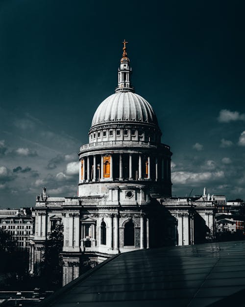 Free View of St. Paul Cathedral Stock Photo