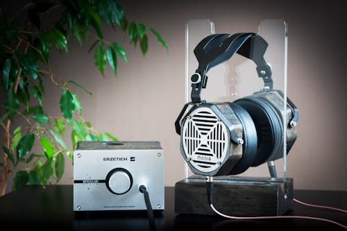 Photo of Headphone and Amplifier